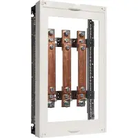 Hager UE31SS630 Wandlerbaust, UniN, 450x250mm, für Primärlaschen 180mm, Lochabstand 150mm