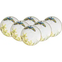 Villeroy & Boch Untertasse "Mokka- / Espressountertassen Amazonia Anmut ø 12 cm 6er Set bunt", bunt, Speiseteller, Untertasse