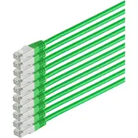 Shiverpeaks Patchkabel cat 6 S/FTP PIMF HF VE10 grün 1,0m