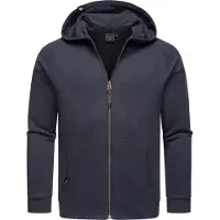 Ragwear Sweatjacke "Kapuzensweatjacke Zenway", Herren, Gr. M, blau (navy), Obermaterial: 70% Baumwolle CO. 30% Polyester PES., Sweatjacken Sweatjacke