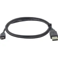 Kramer USB-A (M) to USB Mini-B 5-pin (M) 2.0, 0.9m, 0,9 m, USB A, Mini-USB B, USB 2.0, Männlich/Männlich, Schwarz