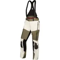 IXS Venture-GTX 1.0 wasserdichte Motorrad Textilhose, hellgrau/grün, 3XL
