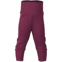 Engel - Baby Hose mit Nabelbund - Merinounterwäsche Gr 86/92 lila