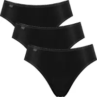 Sloggi Slip "Slip 3er Pack", Damen, Gr. 44, schwarz, Obermaterial: 88% Polyamid PA. 12% Elasthan EL., Unterhosen Slip