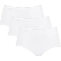 Sloggi Midislip "24/7 Cotton" Spitze, blickdicht, weiche Baumwollmischung