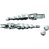 Kuryakyn Zombie Kur1047 Hebelsatz Silber Silber One Size