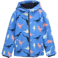 Tom Tailor Jungen Softshell Jacke mit Allover-Print, blau, Gemustert, Gr. 92/98