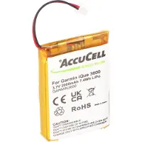 AccuCell Akku passend für Garmin iQue 3600, 2000mAh extended