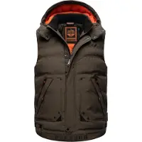 STONE HARBOUR Steppweste "Steppweste Egoor", Herren, Gr. S, grau (anthrazit), Obermaterial: 94% Polyester PES. 5% Elasthan EL. Futter: 100% Polyester PES. 100% Polyester PES., Westen Steppweste