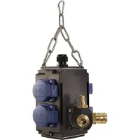 Bachmann ENERGIEWÜRFEL 4xCEE7/3 IP44, Druckluft 1in 2out