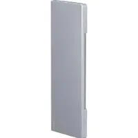 Hager BRA652106BLAN Endstück schnittkaschierend zu BRA 68x210mm Oberteil 120mm hfr lackiert alu