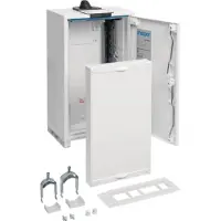 Hager ZB011B Anschlussschrank, univers Z, 500x300x205mm, IP44, seitl. für Sammelschienen 40mm