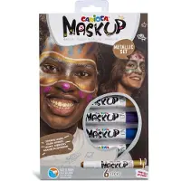 Carioca Schachtel Mit 6 Metallischen Make-up-stiften