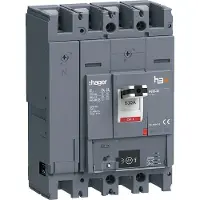 Hager HMW631NR Leistungsschalter h3+ P630 Energy 4P4D N0-50-100% 630A 50kA FTC