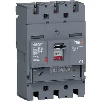 Hager HET040GR Leistungsschalter h3+ P250 LSnI 3P3D 40A 70kA FTC