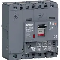 Hager HES101JC Leistungsschalter h3+ P160 LSI 4P4D N0-50-100% 100A 70kA CTC