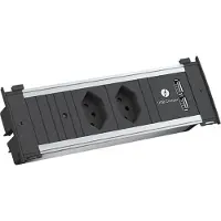 Bachmann KAPSA S 2xCH T13 1xUSB927.010Charger Strom 2.0m CH T12