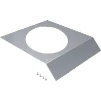 Hager AKM400306R12 Abdeckung gestanzt R12 rund 306mm Länge 400mm aus Stahlblech zu AK 400x70mm