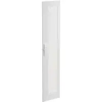 Hager FZ026NM Tür, univers, rechts, Media, geschlitzt, RAL 9010, für Schrank IP3X, 1250x300mm