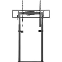 Equip 55"-100" Fester motorisierter Wandhalterungsständer, 139,7 cm (55"), 2,54 m (100"), 200 x 200 mm, 800 x 600 mm, Aluminium, Kunststoff, Edelstahl, Schwarz