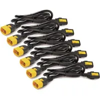 APC Netzkabel-Kit (6 Stück), Verriegelung, C13 auf C14, 0,6m