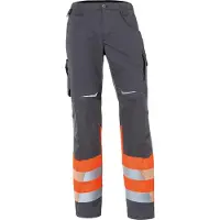 Kübler Hose REFLECTIQ Klasse 1 warnorange/anthrazit Form 2208 Grösse 62
