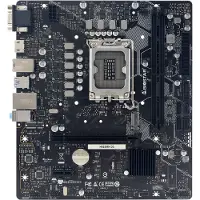 Biostar H610MH D5, Intel, LGA 1700, Intel Celeron, Intel Core i3, Intel Core i3 12th Gen, Intel Core i5, Intel Core i5..., DDR5-SDRAM, 96 GB, DIMM