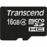 Transcend TS16GUSDC4, 16384 MB, Micro Secure Digital High-Capacity (MicroSDHC), 0.4 g, 11 mm, 15 mm, 2.7 V
