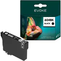Evoke kompatible Tinte für Epson 604XL 604 XL C13T10H14010 Schwarz 11 ml 670 Seiten Expression Home XP-2200 2205 3200 3205 4200 4205; WorkForce WF-2910DWF 2930DWF 2935DWF 2950DWF