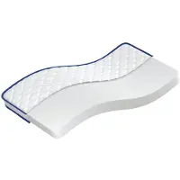 vidaXL Memory-Schaum-Matratze 90x190x17 cm Weich Weiß
