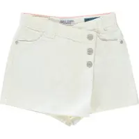 Cars Jeans Jeansshorts , Mädchen, Gr. 8 (122), N-Gr, weiß (sanftes weiß), Denim/Jeans, Obermaterial: 99% Baumwolle, 1% Elasthan, unifarben, regular fit extrakurz, Jeans Jeansshorts