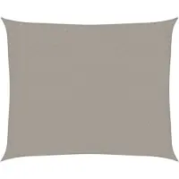 The Living Store Sonnensegel 160 g/m² Rechteckig Hellgrau 2,5x3 m HDPE