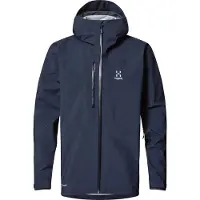 Haglöfs Herren Front Proof Regenjacke Tarn Blue S