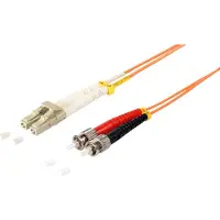S-Conn LWL Duplex Patchkabel LC/ST 50/125 1,0m