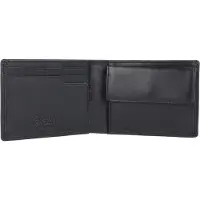 Esquire kleine Geldbörse HARRY Herren schwarz Leder RFID Schutz Portemonnaie 6KF 2803-49