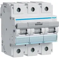 Hager HMD399 Leitungsschutzschalter 3 polig 15kA D-Charakteristik 125A 4.5 Module