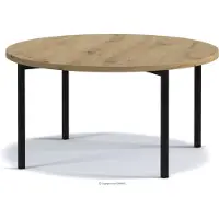 Konsimo Couchtische Wohnzimmertisch ''GERIS'' Dunkebraun, Holz, Klassische Stil, 80x45x80 cm