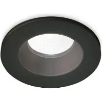 Ideal Lux Moderner Einbau-Spot Room-65, Aluminium, Schwarz, LED, 8W, 3000K, warmweißes Licht
