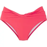 LASCANA Bikini-Hose "Lolo", Damen, Gr. 34, N-Gr, orange (koralle), Recycling-Polyamid, unifarben, Badehosen Bikini-Hose, mit modischer Bündchen-Form