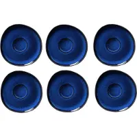 Villeroy & Boch Untertasse "Kaffeeuntertasse Lave ø 15,2 cm", blau (bleu), LIKE. BY , Speiseteller, Untertasse