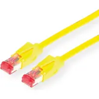 Secomp DÄTWYLER Patchkabel Cat.6 (Class E) S/FTP, CU 7702 flex LSOH, Hirose TM21, gelb, 5 m