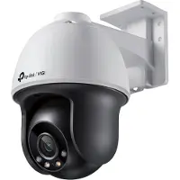 TP-LINK VIGI 4MP Outdoor Full-Color Pan Tilt Netzwerkkamera, IP-Sicherheitskamera, Innen & Außen, Kabelgebunden, RCM, BSMI, VCCI, NTRA, KC, Decke/Wand, Schwarz, Weiß