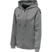 Hummel Damen Hoodie XK Poly Sweat Zip-Hoodie 212650-2006 XL - Grey Melange - XL