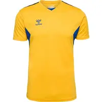 Hummel Authentic Pl Kurzarm-t-shirt Gelb L Mann Gelb L