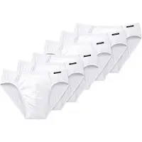 Schiesser Herren Slip 6er Pack - Supermini, Rio-Slip, Essentials, Cotton Stretch