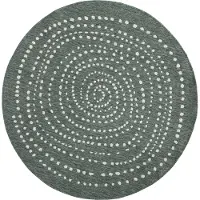 Hanse Home Teppich "Bali Wendeteppich" Gr. 9, grün, H:5mm Ø:140cm, Kunstfaser, Teppiche, Teppich, In-& Outdoor, Wetterfest, Balkon, Garten, Wohnzimmer, Wasserfest