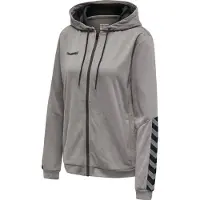 Hummel Damen Trainingsjacke Authentic Poly 204939-2006 XS - Grey Melange - XS
