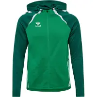 Hummel Herren Kapuzenjacke LEAD 2.0 ZIP HOODIE 223759-6327 XXL - Jelly Bean/Evergreen - XXL