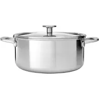 KitchenAid CC003259-001, 3,1 l, Edelstahl, Edelstahl, Keramik, Elektro, Gas, Halogen, Induktion, Versiegelte Platte, Edelstahl, Edelstahl