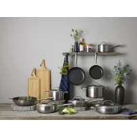Scanpan 65003200 CTX Frypan 32 CM Bratpfanne, 32 cm max. Durchmesser, Edelstahl, Induktionsherd-geeignet, Antihaftbeschichtung